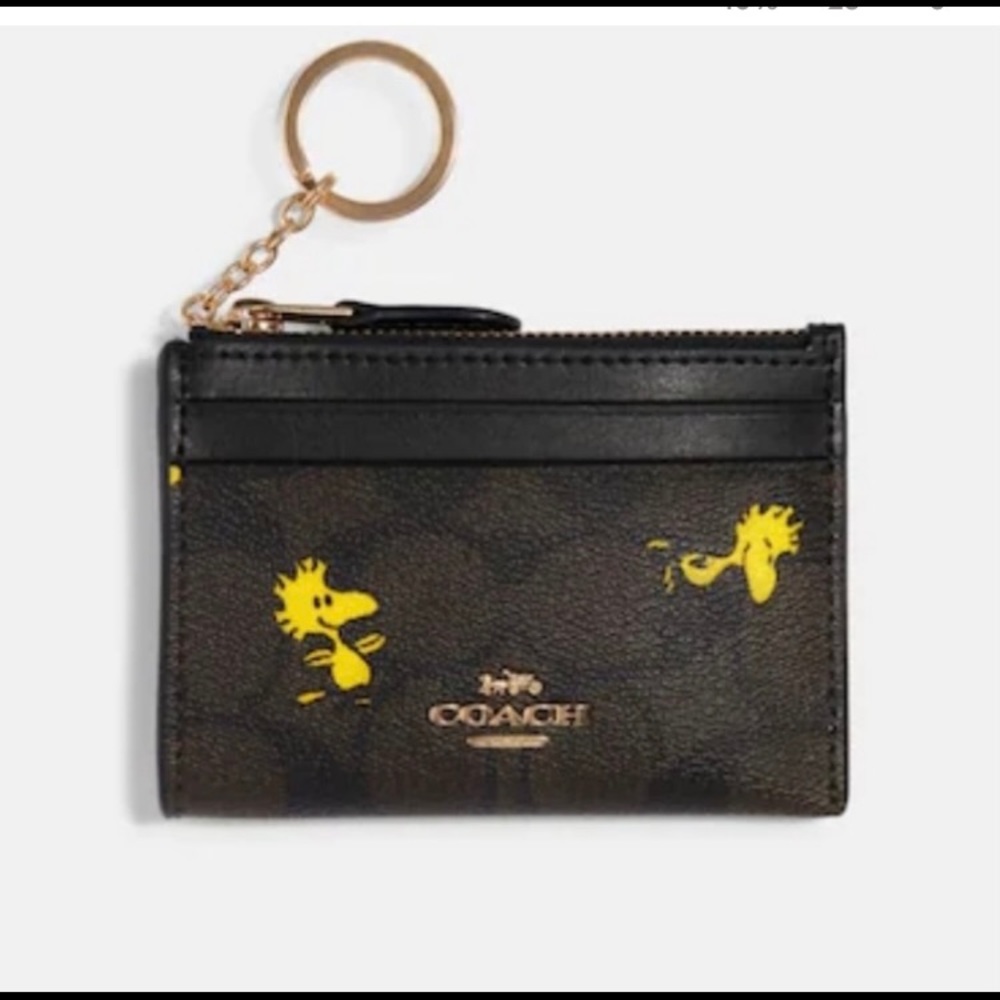 Coach x Peanuts mini ID case